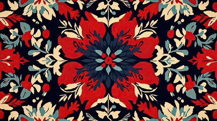 Textile digital design motif pattern decor hand made artwork frame gift card wallpaper women cloth ornament abstract border rug ethnic ikat etc new semi bold flower designs with geomatrical working 