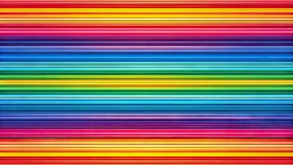 Vibrant multicolored stripes in horizontal layers create a dynamic background with a gradient effect, adding a pop of energy and playfulness to any design.