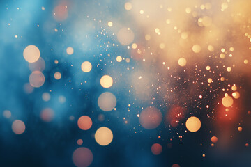 Elegant bokeh abstract background. Delicate blurred wallpaper texture. Template with defocused bokeh lights and copy space for business website design. 