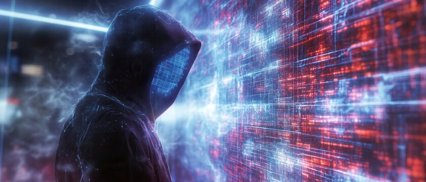 Cyber Hacker in Digital Space