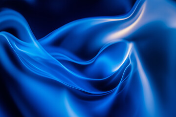 Obraz premium Gradient blue background vector design. Design of a postcard, banner, website