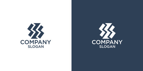 letter s abstract monogram logo vector design