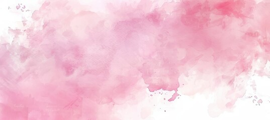 Soft Pink Watercolor Background