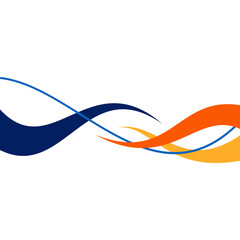 Business Wave Border