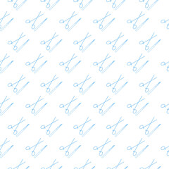 Surgical instruments and tools for surgery seamless pattern