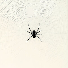 Obraz premium Spider in Its Web