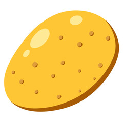 Potato vector, illustration of Potato isolated on white background