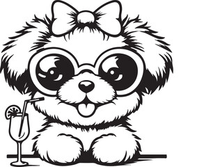 Cat logo design, vector set.