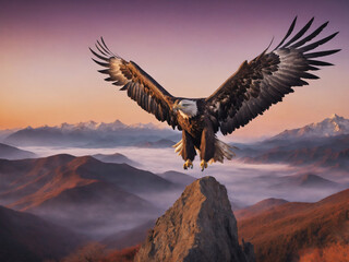 eagle in flight