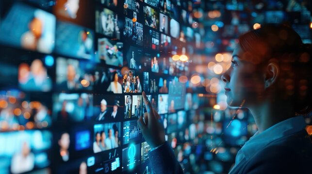 Digital interface displaying tips for hosting a virtual celebration.