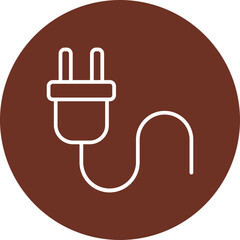 Plug Vector Icon Design