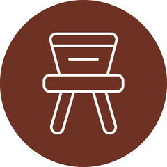 Baby Chair Vector Icon Design