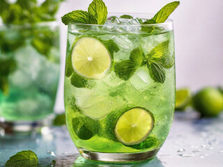 mojito cocktail with mint