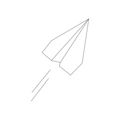  Paper AirPlane Line
