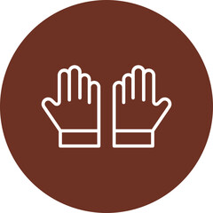 Gloves Vector Icon Design