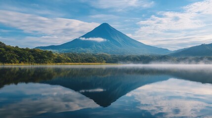 Serene Mountain Reflection