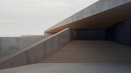 Sculptural Villa Exterior Photography Super Detailed Realistic Textures, Crisp Textures