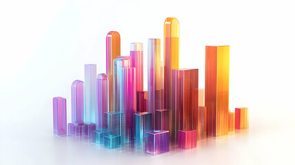 3d Flat icon as Glossy Glowing Holographic Laptop and Calendar concept as A photo featuring a glossy glowing holographic laptop and a calendar. The objects are positioned towards the right highlightin