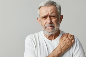 Obraz premium Thoughtful Senior Man