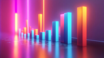 3d Flat icon as Glossy Glowing Holographic Laptop and Calendar concept as A photo featuring a glossy glowing holographic laptop and a calendar. The objects are positioned towards the right highlightin