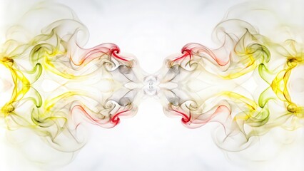 Fototapeta premium Abstract Colorful Smoke Swirls and Patterns