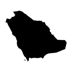 SaudiArabia Silhouette of a Australia Country land Map