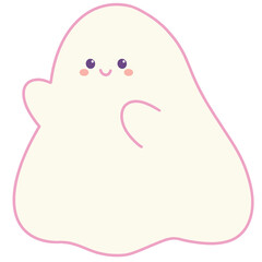 Halloween ghost cartoon