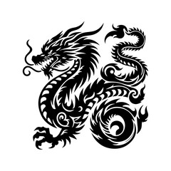 dragon flat design