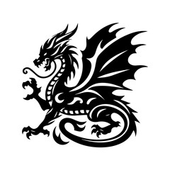 dragon flat design
