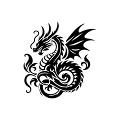 dragon flat design