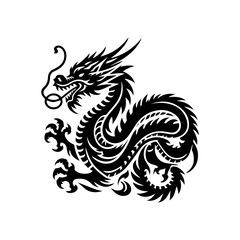 dragon flat design