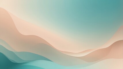 Fototapeta premium Soft abstract background in soothing shades of blue and pink, creating a calm and tranquil atmosphere for various designs.