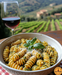 dinner on a grape plantation