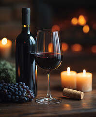 a bottle of wine for tasting