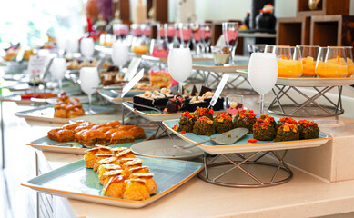 Plates of sweets are included in the all-inclusive package.