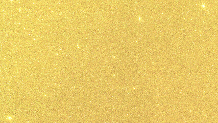 Gold glitter texture background sparkling shiny wrapping paper for Christmas holiday seasonal wallpaper  decoration, greeting and wedding invitation card design element