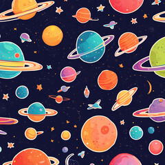 Naklejka premium stellar-style sticker