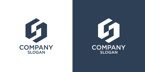 letter s abstract monogram logo vector design