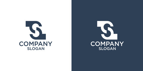 letter s abstract monogram logo vector design