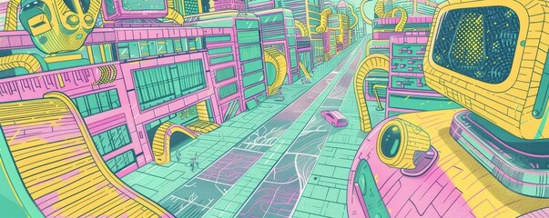 Capture the sprawling