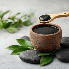 A spa session that pairs hot stone massage with a detoxifying mud bath