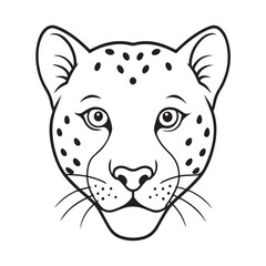 Snow Leopard Head