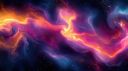 abstract digital artwork featuring swirling liquidlike forms in vibrant neon colors creating a mesmerizing and psychedelic visual effect