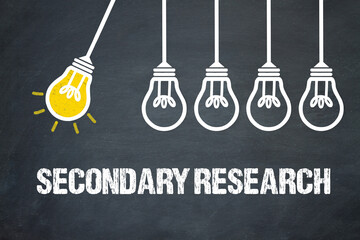 Fototapeta premium Secondary Research