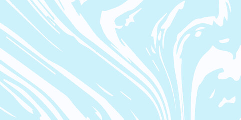 Abstract light blue liquid marble surfaces background design. ink backdrop with wavy pattern. Liquify Swirl blue and white color art. acrylic pours liquid marble surface design.