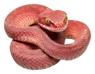 PNG Red snake on white surface in light