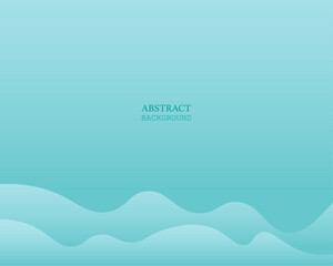 Blue wave vector abstract background flat design stock illustration