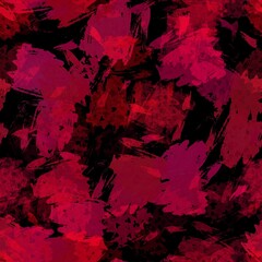 red black abstract seamless pattern background fabric fashion design print wrapping paper digital illustration art texture textile wallpaper colorful apparel image 