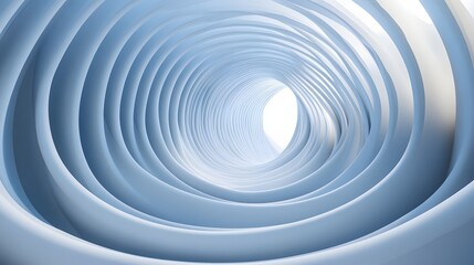 42. Modern abstract 3D render with dynamic geometric forms and a circular ceramic background
