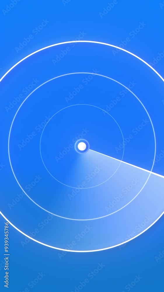Poster background with navigation circle. motion. navigation radar with moving electronic line. radius line